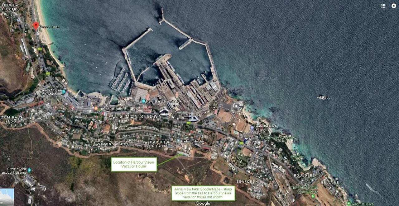 Simonʼs Town Harbour Viewsヴィラ 0*, Simonʼs Town